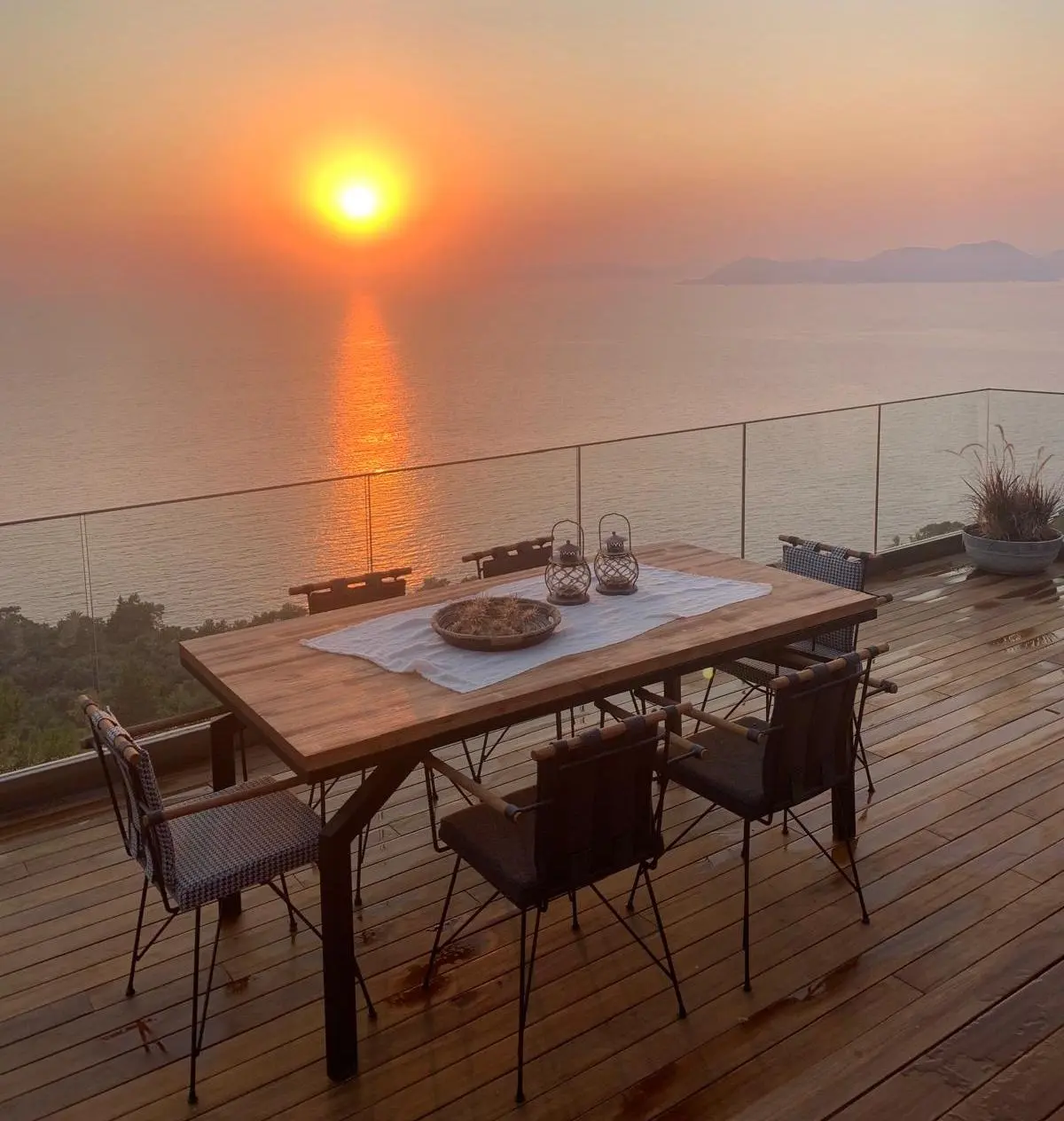 Sunset in Faralya